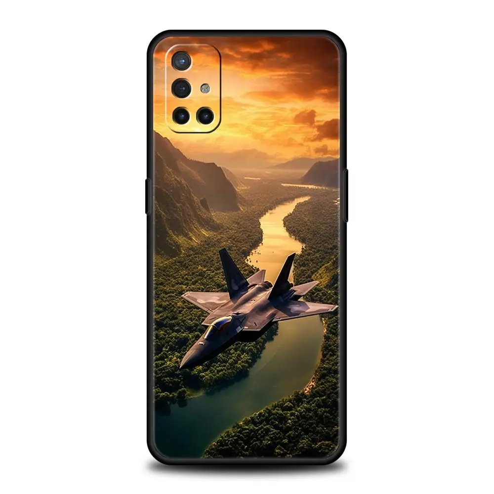 Fighter Planes Soft Black Phone Case