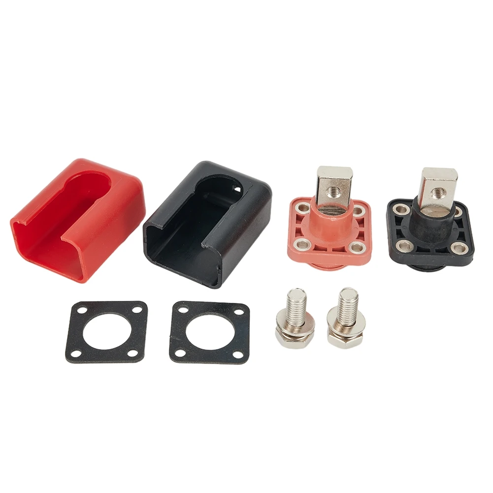

Post Terminal Post Storage Materials Red+Black Terminal Battery 2PCS/Set Connector Durable Energy High Quality