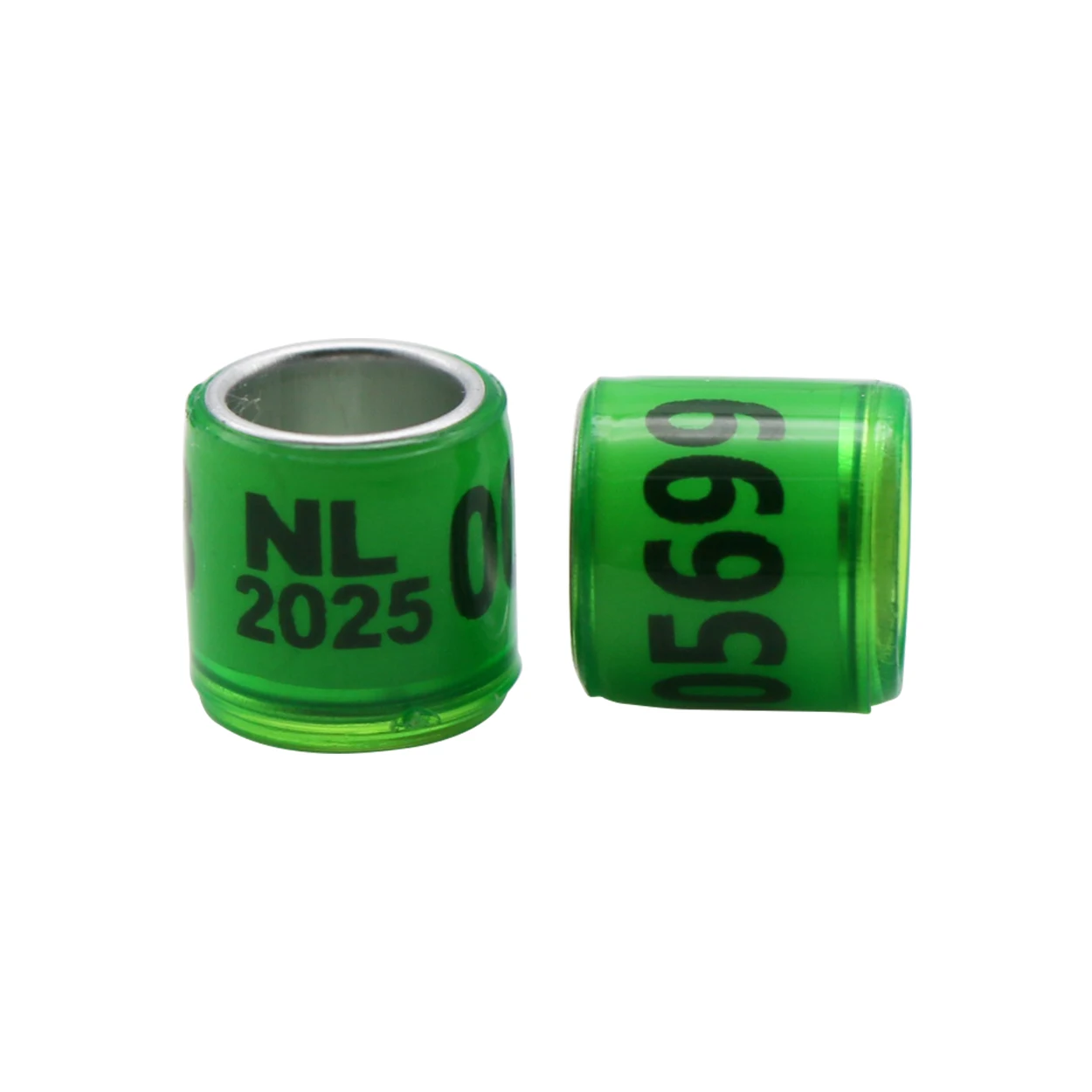 100 Pcs 2025 Aluminum Plastic Pigeon Foot Ring With Number Letter Bird Leg Sign Rings Fly Race Identification Circle Pilgrims - Image 5