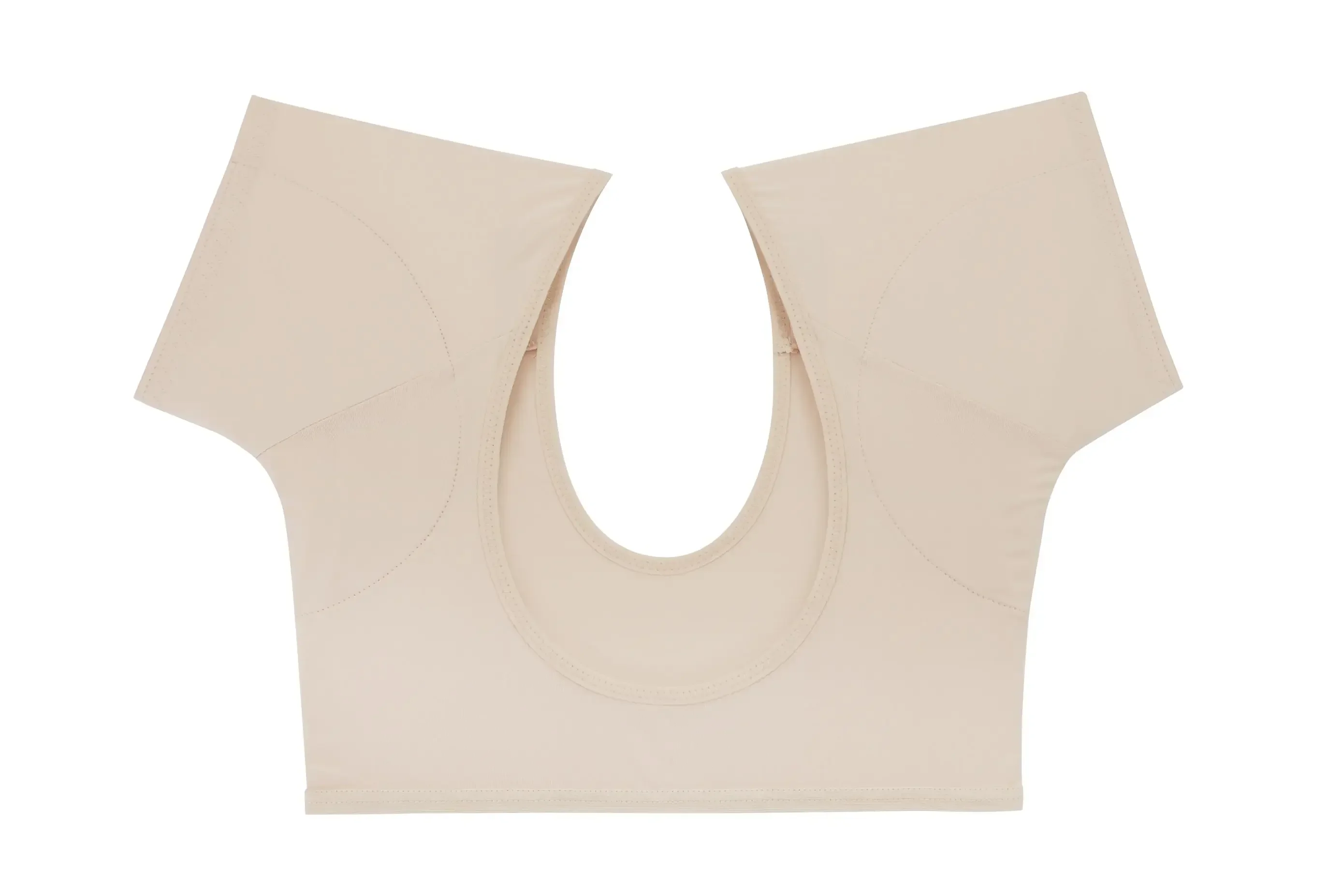 New Underarm Sweat Absorption Pad Vest Mesh  T-shirt Shape Breathable Sweat Absorbing Anti-Sweat Stain Milk Silk