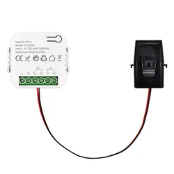 Smart WiFi Bidirectional Energy Meter with App Monitoring, 80A Clamp, for Solar/Power Management