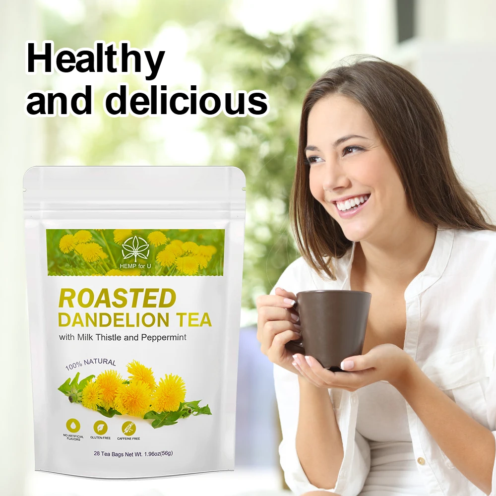 HFU Health Herbal Dandelion TeaBag Detox Clean the Lungs Treat Insomnia Relieve High Blood Pressure Hyperlipidemia &amp Diabetes |