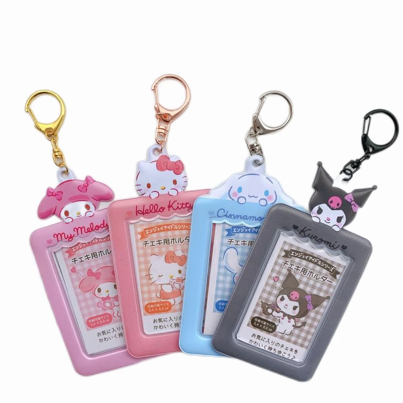 Sanrio Hello Kitty Card Holder Photo Card Holder Pendant Storage Bag ...