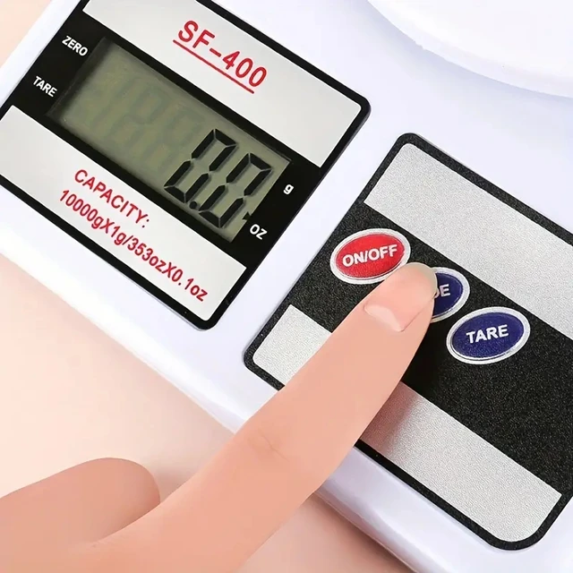 Nuovo 5kg/7kg/10kg Bilancia elettronica per alimenti per cucinare Cottura Pesatura Bilancia di misurazione Display Bilancia da cucina digitale 1g Alta precisione 2