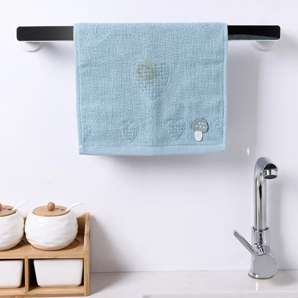 Self-adhesive Towel Holder Rack Wall Mounted Towel Hanger Bathroom Bar Shelf Roll Holder Hanging Hook Bathroom Organizer