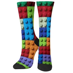 Vibrant Funky Patterned Crew Socks - Soft, Breathable Novelty Party Gift - One Size (Color 2)