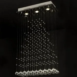 

Rain Drop Crystal Hanging Light / Crystal Chandelier / Dining Light