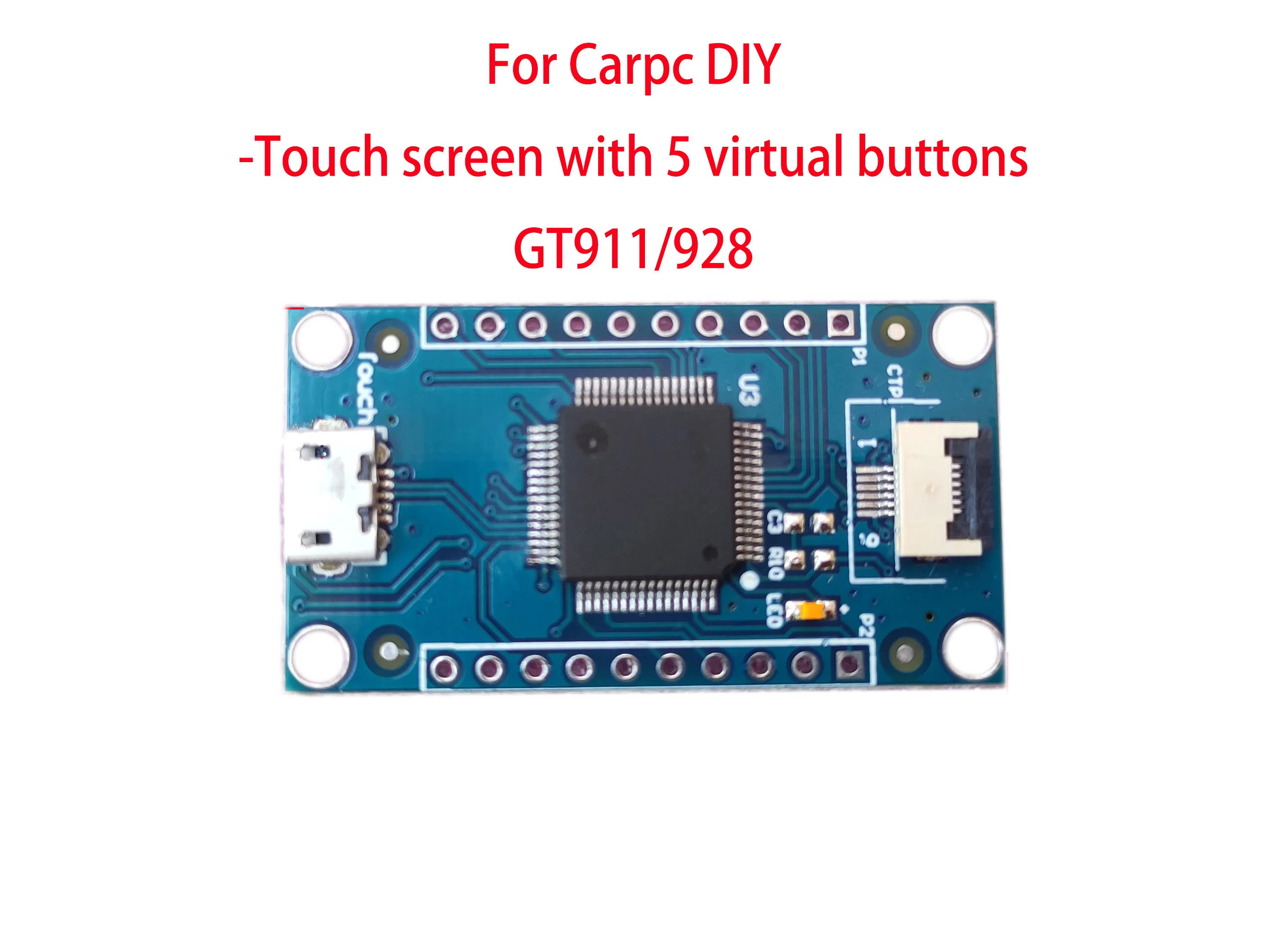 Sensor Capacitivo da Tela Táctil Controlador Usb Digitalizador Gt911 Gt910 Gt912 Gt928 Gt9271 Gt9110 Gt5668 Gt1151 Gt967 Gt9147 - Imagem 4