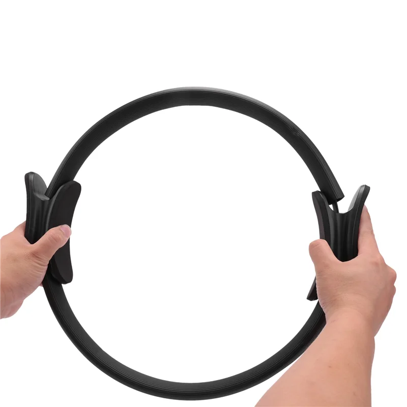 

Кольцо для пилатеса волшебный круг для тела спортивные упражнения фитнес инструмент для силовой йоги-черный
