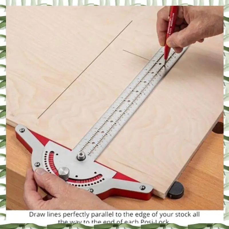 Professional Tool Woodworkers Edge Rule High Precision Protractors Angles Measure Tool Carpenter Tools