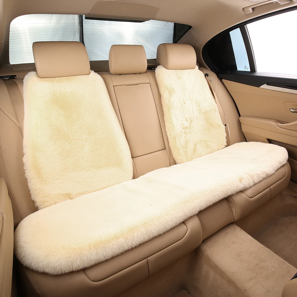 

Car Seat Cover Winter Universal Back Seat Protector For Toyota Warm Plush Fur Seat Cushion Protect Pad Mat For Auto Accessories