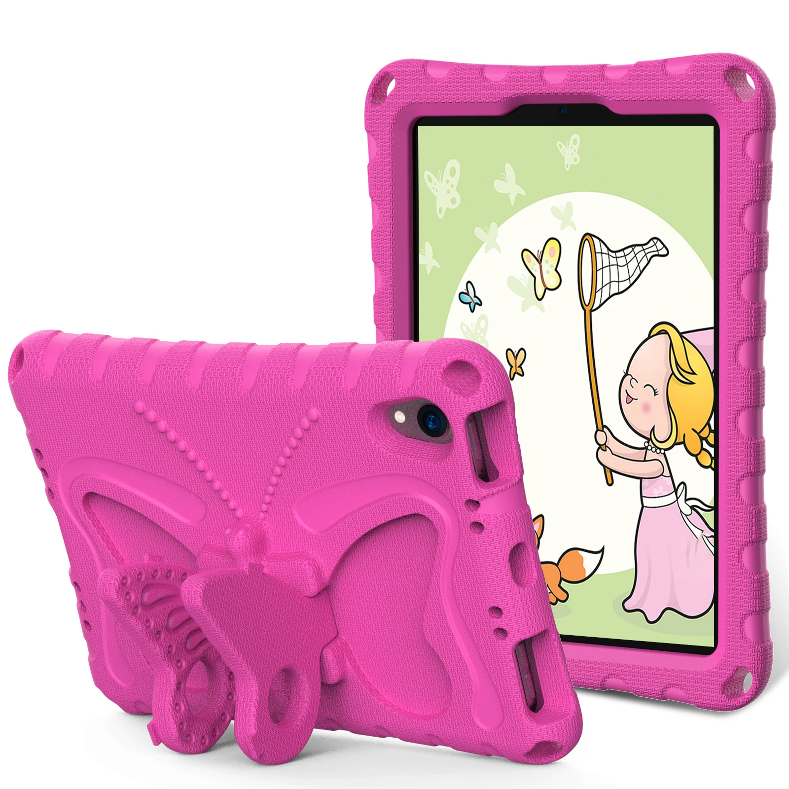 Adorable Butterfly Stand Shockproof Kids Tablet Case