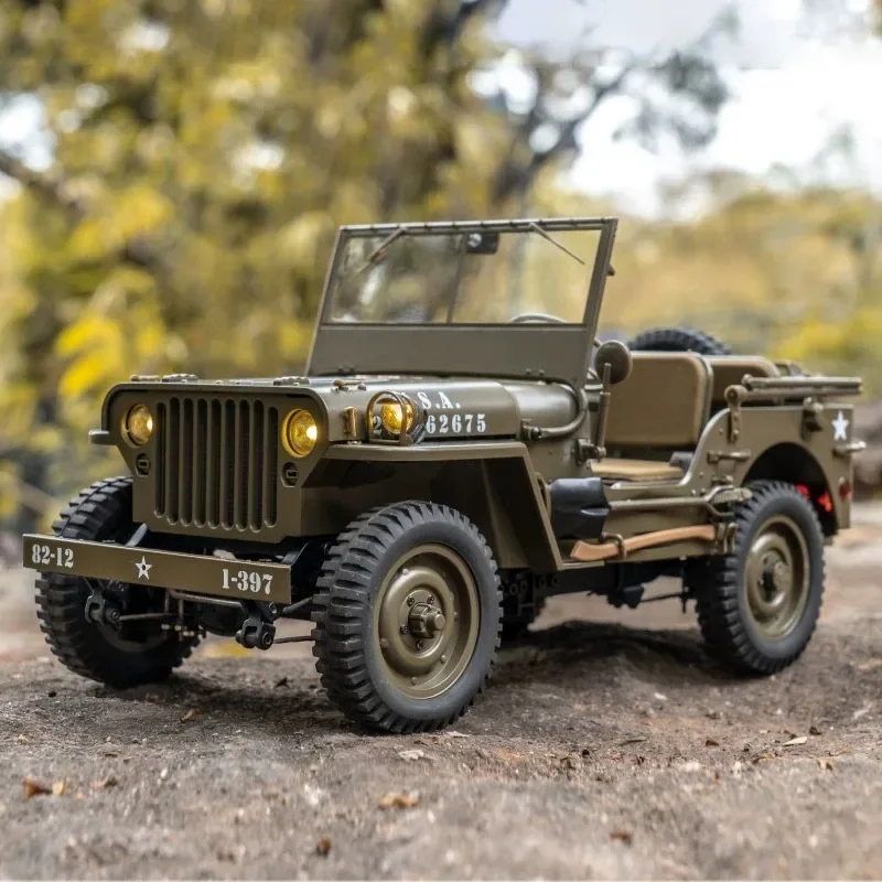 1: 12fms Car Model Willis Remote-controlled Off-road Electric Rc Climbing Car Simulation Model Ornament Toy Gift remote control car
