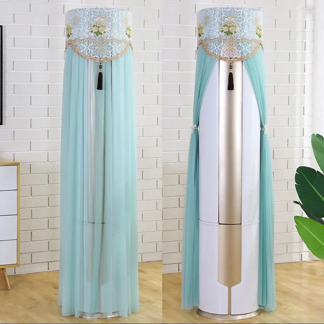 Standing Air Conditioner Covers Mesh Universal Living Room Dust-proof Decorative Cover Anti-direct Blowing Easy Clean Protector