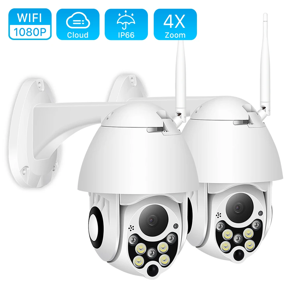 1080P PTZ 4X Digital Zoom IP Camera Outdoor Speed Dome Wireless Security Camera P2P Cloud CCTV Home Security Wifi Camera BESDER