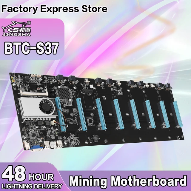 Ethereum Mining Motherboard With 8 Gpu Slots (65mm Interval) And Cpu Ddr3 Memory Vga Low-power Consumption - Motherboards - AliExpress