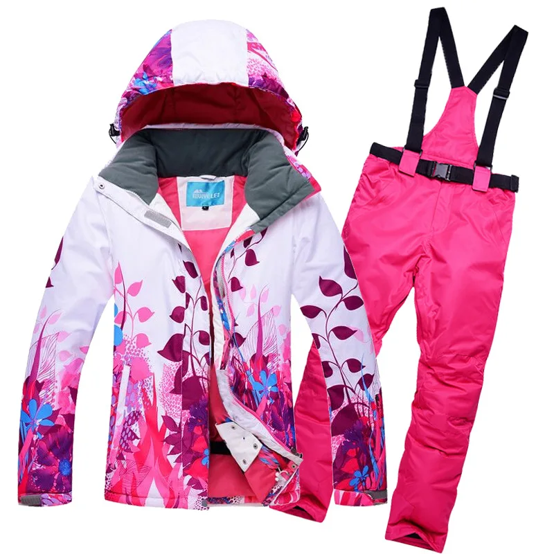 

2022 New Woman Ski Suit Sets Snow Jackets Ladies Men Snowboarding Windproof Waterproof Clothing Outdoor Sports Costume Ski Pant