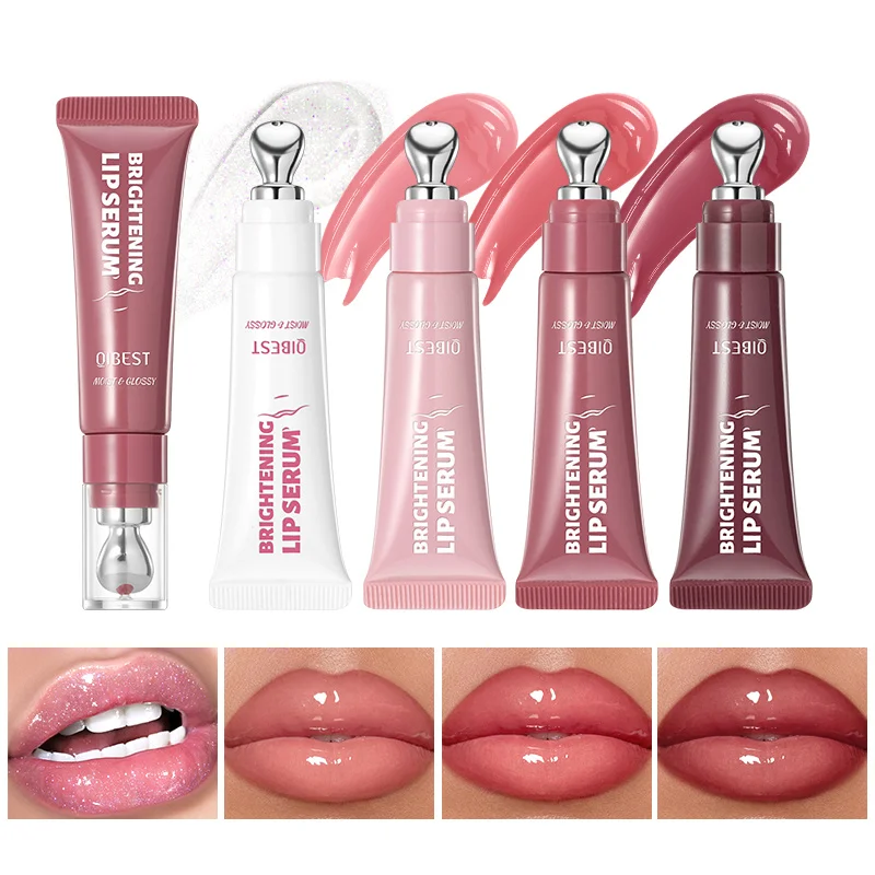 Loción labial hidratante con brillo natural