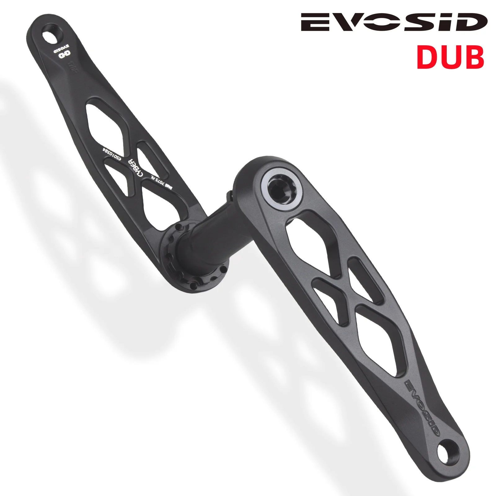 Plateau Manivelle VTT BUCKLOS Enduro 170mm - 32/34/36/38T, DUB, Boîtier BB68/73mm, Titane