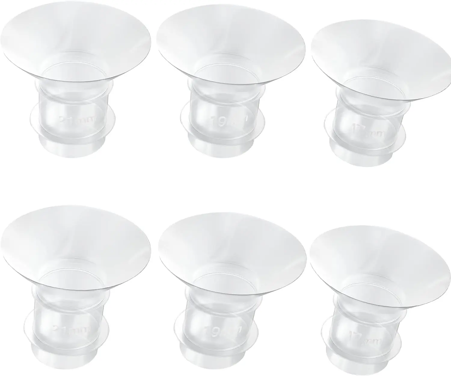 Flange Insert 17/19/21mm,Compatible with Medela/S9/S10/S12/S9pro/S12pro,Wearable Breast Pump Shield/Flange Inserts