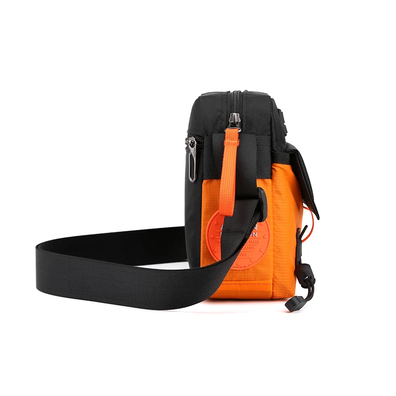 Color Blocking Trend Crossbody Camera Bag For Casual Men's Shoulder Bag