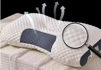 2024 NEWHoneycomb massage pillow pillow to protect cervical vertebra to help sleep home pillow core antibacterial and anti-mite 1