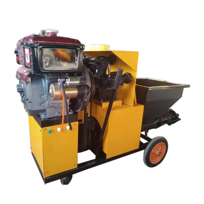 

Diesel Engine Spraying Plaster Cement Plastering Spray Factory Direct Gunite Diesel Mortar Sprayer Machines Price