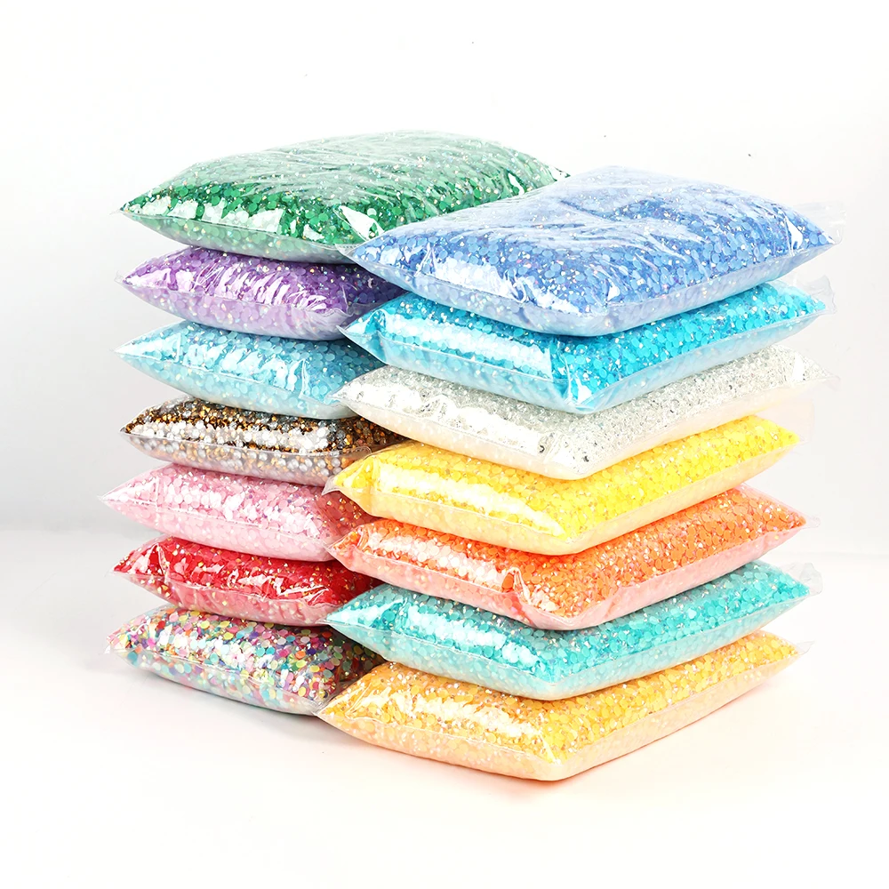 Bulk Wholesale Jelly Color AB Transparent Faceted FlatBack Resin Rhinestones for Nail Art & Garment Decoration