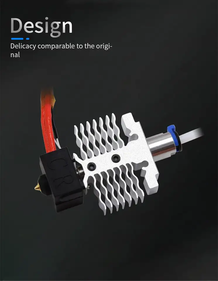 Creality Upgrade Ender 3 V2 Neo Hotend Kit All Metal Hot End Assembly, with PTFE Tubing, for Ender 3 V2 Neo 3D Printer part image 6
