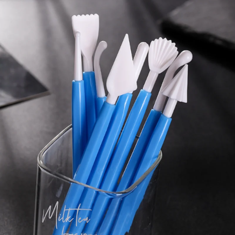 8-piece set ultralight clay multi-color tools Polymer clay diy fondant carving knife Ceramic plastic tools polymer clay tools pottery tools clay sculpting tools pottery sculpting tools clay craft tool
