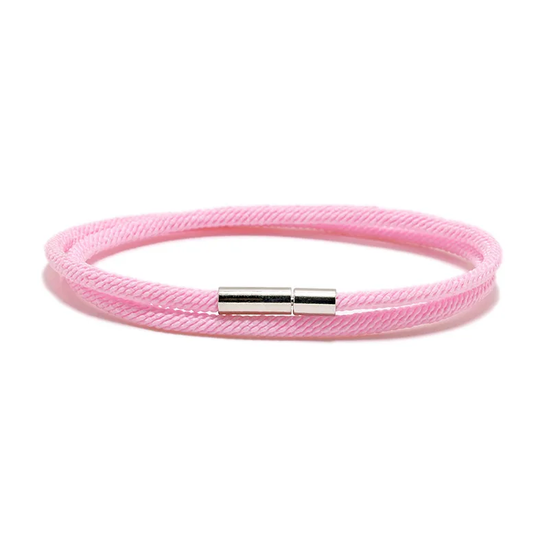 Milan Rope Bracelet Couples Cross-border Explosion Models Buckle Double Layer Milan Line Hand Rope Bracelets for Women