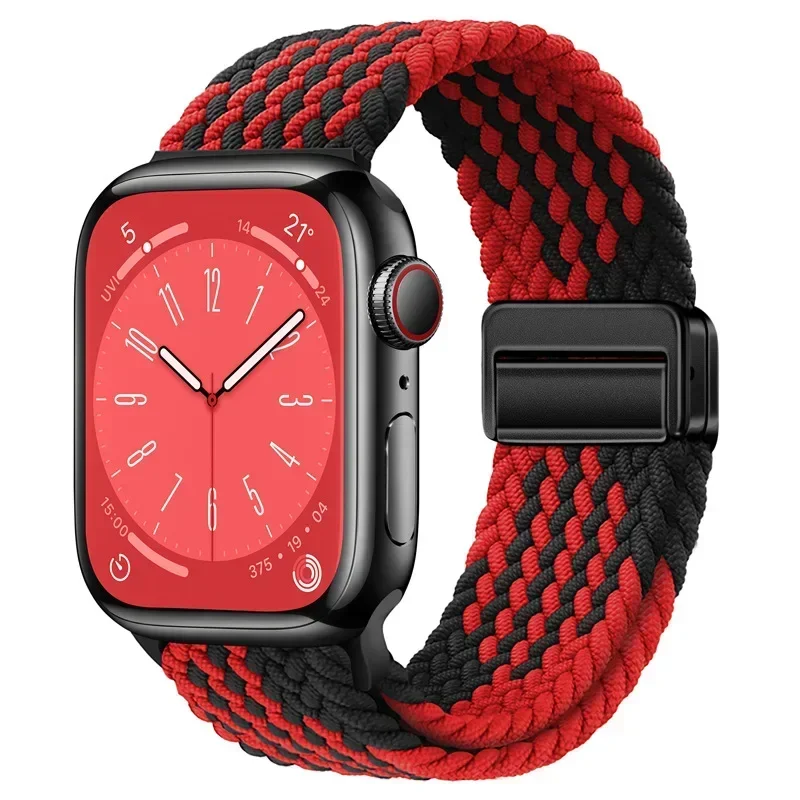 Braided Loop Nylon Strap with Metal Magnetic Clasp