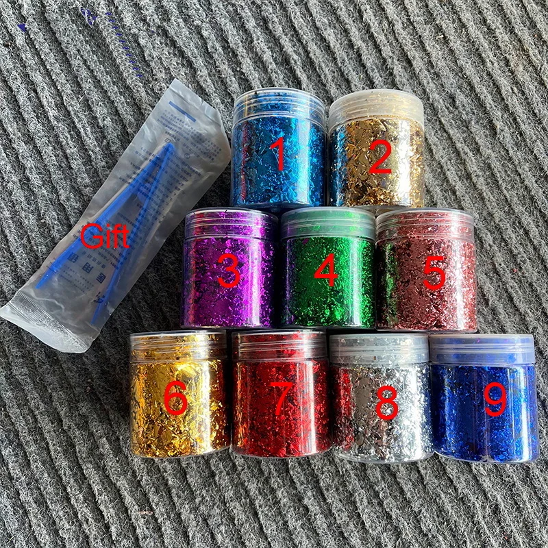 Carbon Fiber Chopped Strand 4g Colorful Carbon Fiber Chopped Strand Forging Color Plastic Pieces Plastic Pieces