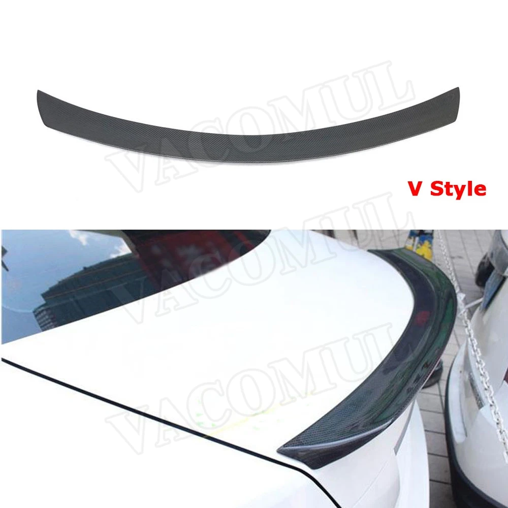 

Carbon Fiber / FRP Rear Boot Spoiler Trunk Wings For Mercedes Benz C Class W204 C300 C63 AMG 2008-2011 V Style Spoiler