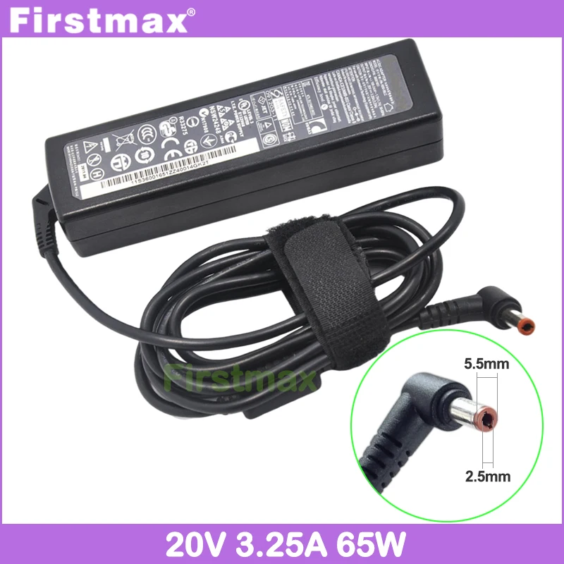 20V 3.25A Power Supply 65W Laptop Charger for Lenovo Ideapad G230 G360 G380 G385 G400 G410 G430 G450 G455 G460 G465 G470 G475