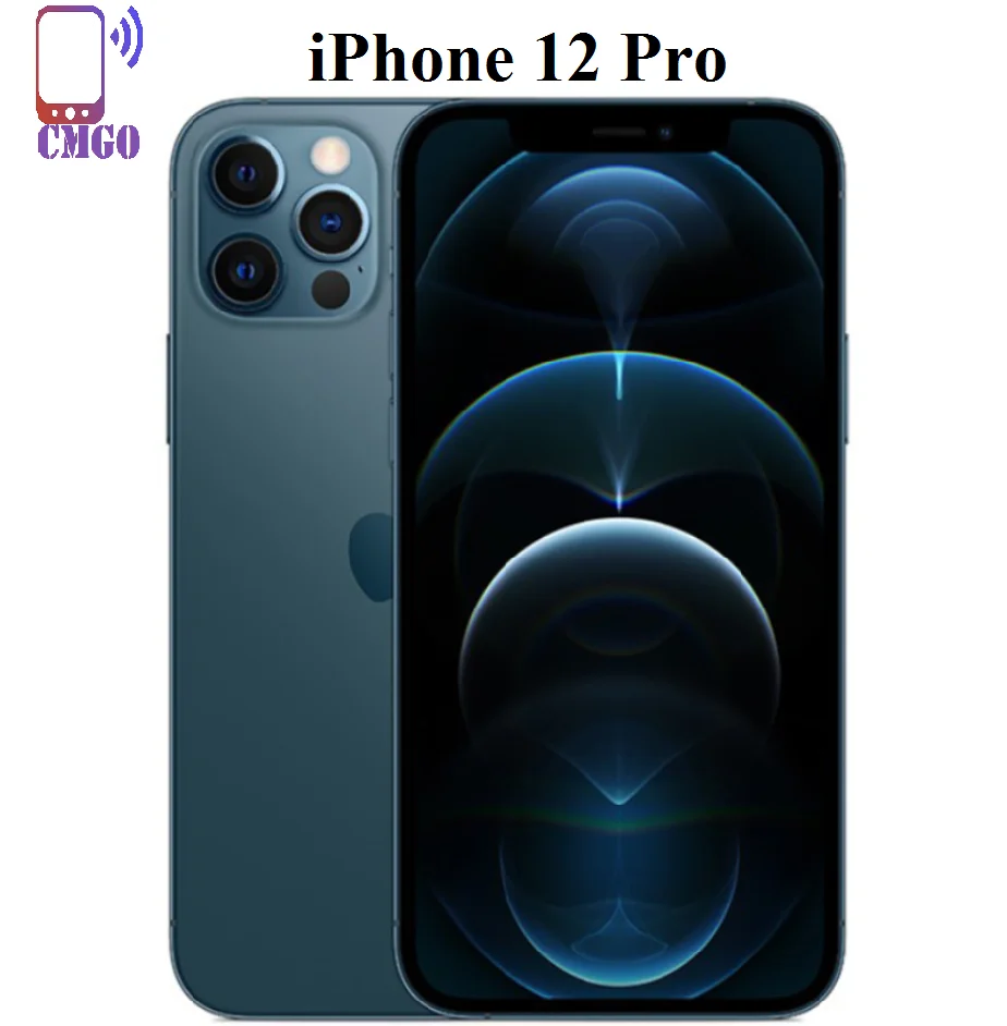 Iphone 12 Pro 128Gb/256Gb Rom Sbloccato Smartphone Face Id 6.1 "Schermo Oled A14 12Mp Fotocamera Cellulare Iphone 12Pro