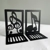Flatware Book Ends Bring Heavy Duty Metal Bookends Office Desktop Home for Book Lovers Office supplies Book rack 2