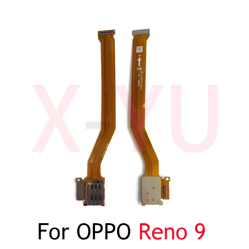 

For OPPO Reno 9 Reno9 SIM Card Tray Reader SD Card Holder Slot Socket Flex Cable