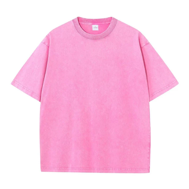Vintage Snowflake Point Solid Color Cotton Short Sleeve Tee