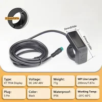 Écran d'affichage pour vélo électrique, écran couleur LCD, tableau de bord SM/connecteur étanche, pièces de cyclisme pour KT-TF04 24V-48V 6