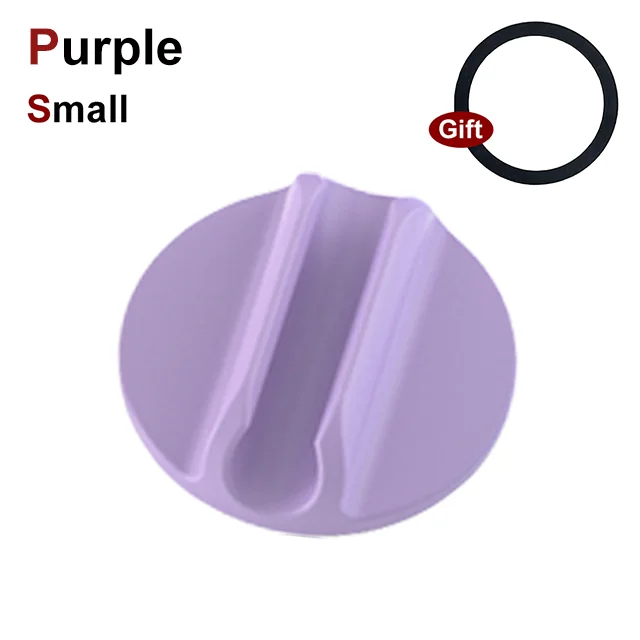 Magnetic Silicone Lipstick Holder with Cosmetic Mirror and Desktop Stand