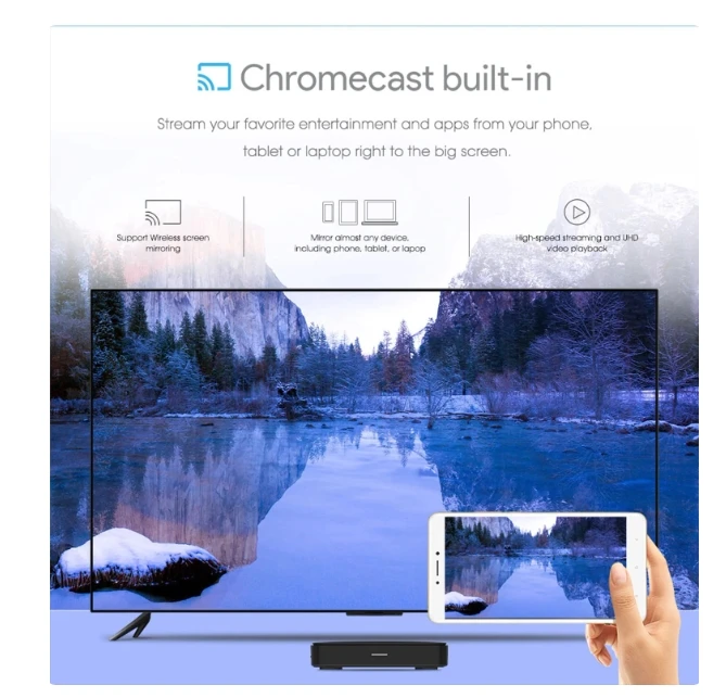Mecool Google Certifiés Android 11 TVBOX KM7 2GB 16GB Amlogic S905Y4
