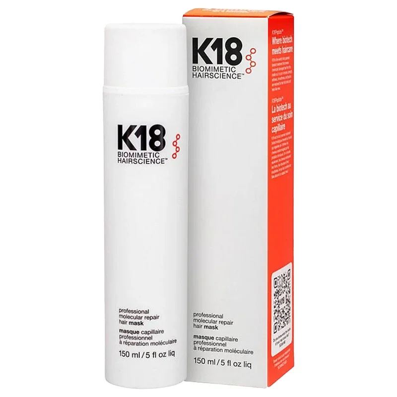 150ml K18 Leave-In Molecular Hair Mask Original Repair Molecular Hair Damaged Dry Frizzy 4 Minutes Treatment Moisturize Hair Mask