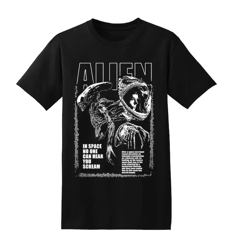 

Блузка Alien с космическим принтом