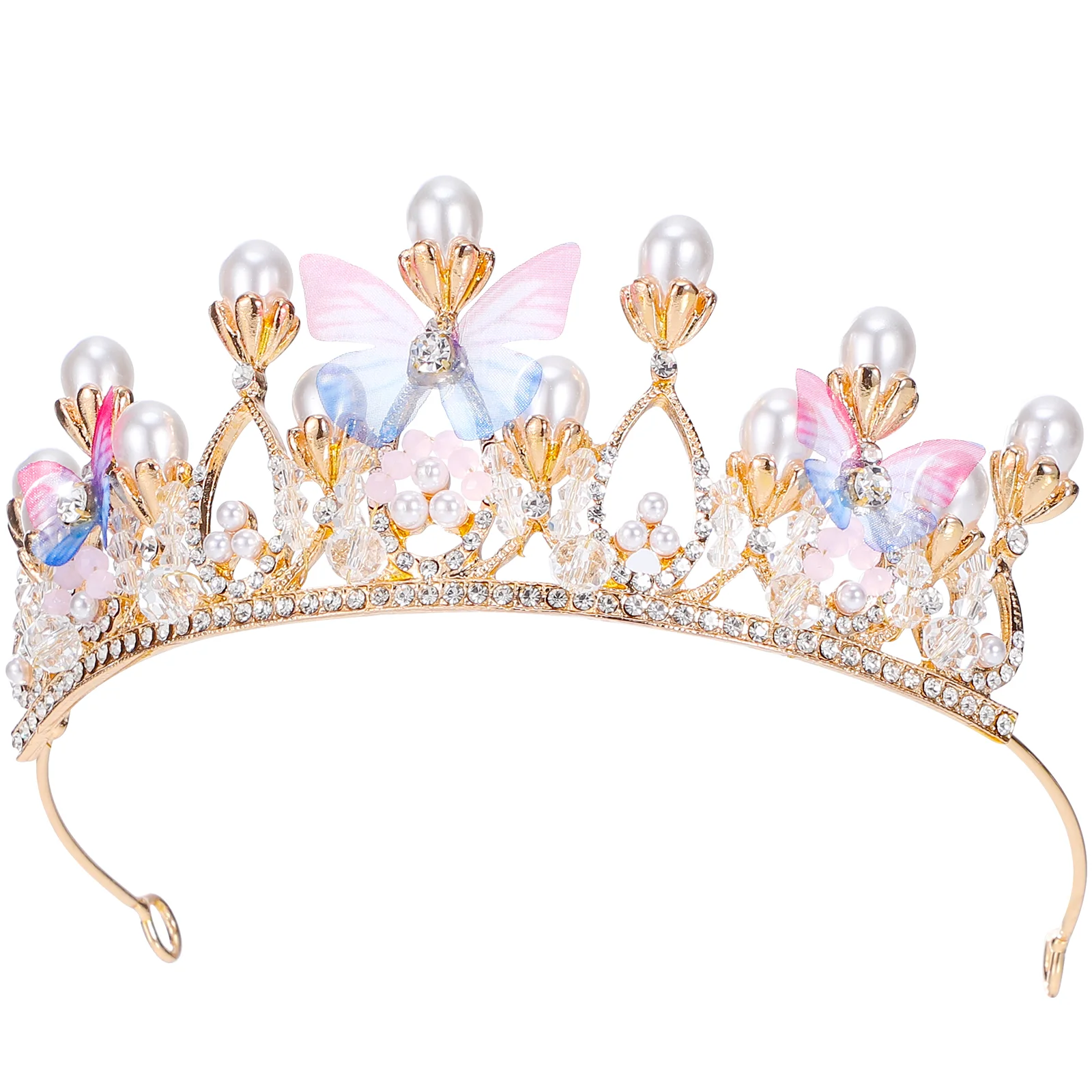 

Girls Crown Shaped Hair Hoops Hair Band Fashion Headdress Headwrap for Gold Hair Accessories