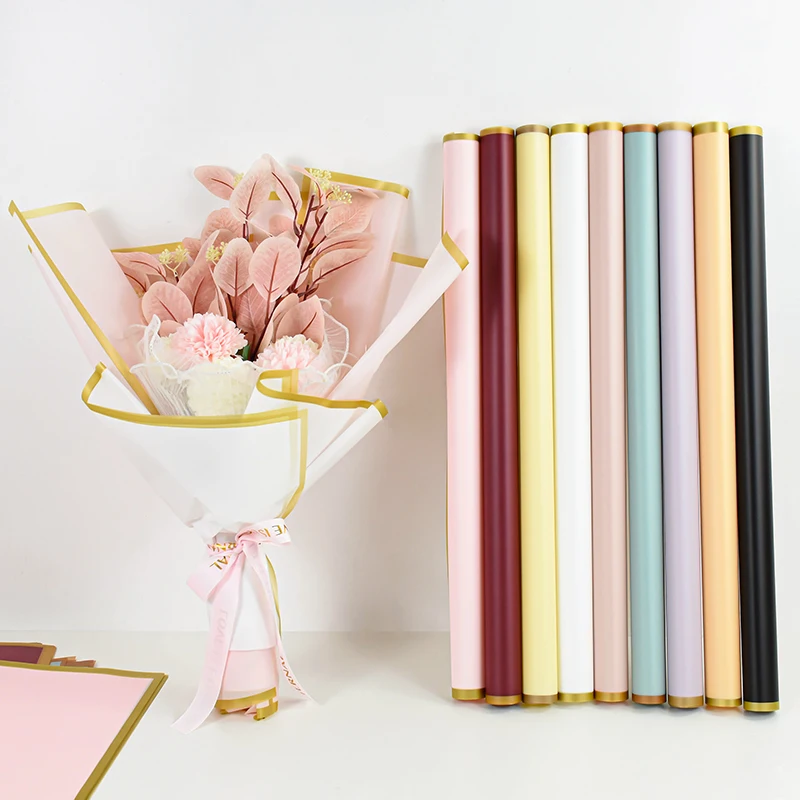 

5Pcs 58cm Rose Tulip Flower Wrapping Paper DIY Handmade Gift Box Paper Decor Birthday Wedding Party Decorations Supplies