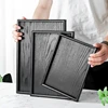 Japanese Kitchen Storage Tray Household Wooden Tea Tray Home Decoration Cosmetic Storage Tray Coffee Snack Tray Bread Round Tray 1
