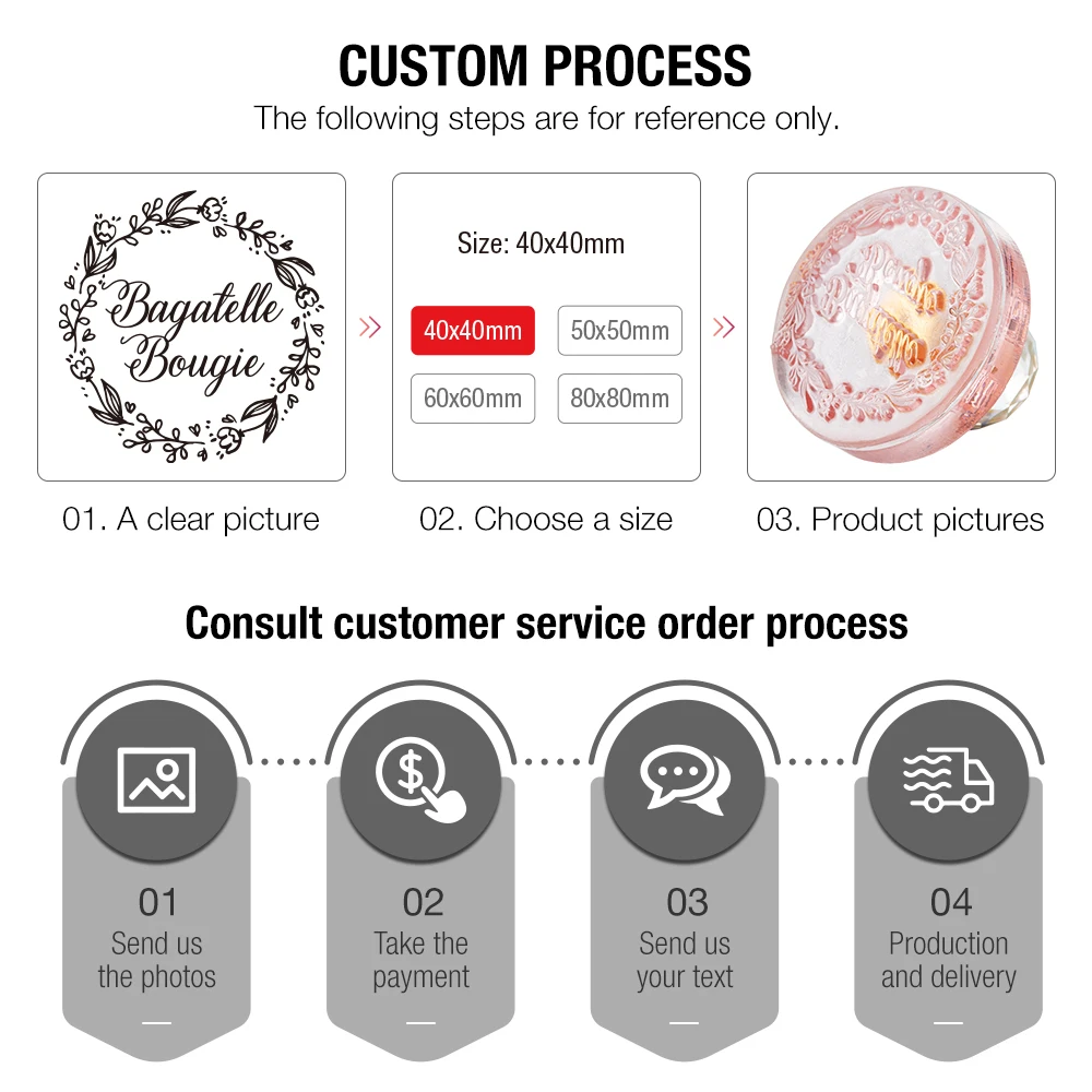 Wedding Stamp Acrylic Rubber Personalized Wedding Student Graduation Business Package Transparent Acrylic Seal wedding stamp
