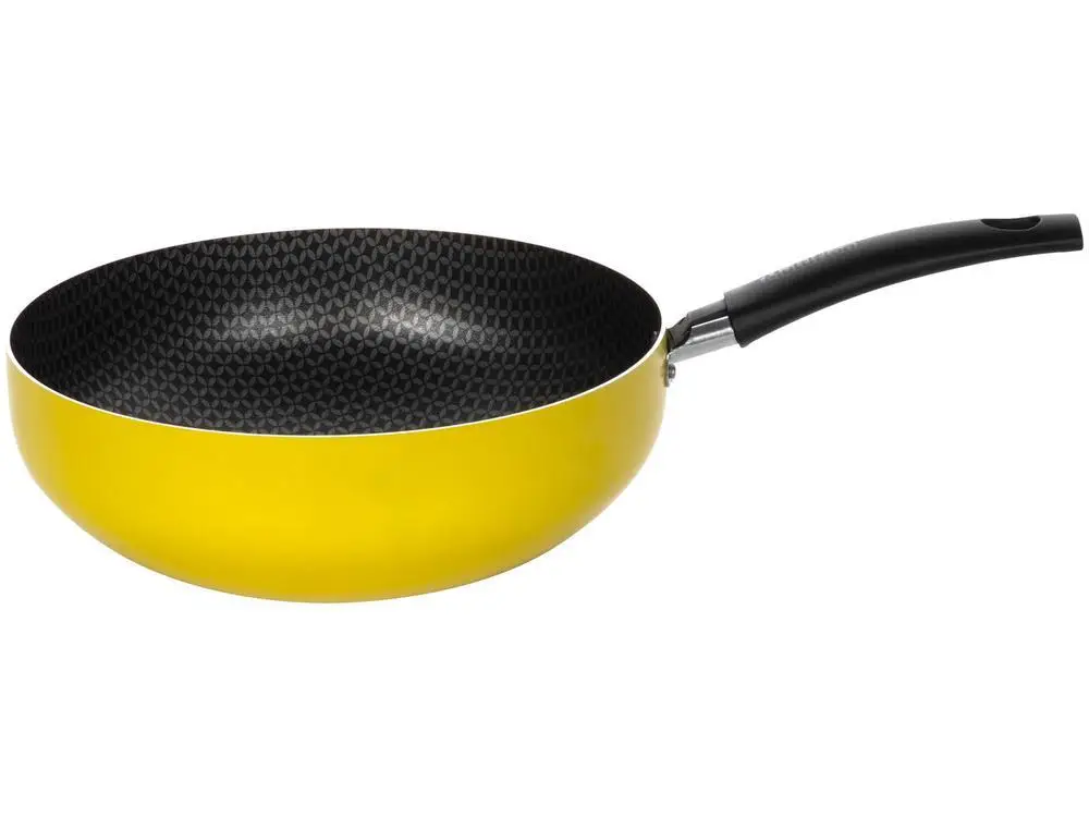 Frigideira De Alumínio 26cm Com Revestimento Cerâmico - Preta Antiaderente Para Todos Os Fogões