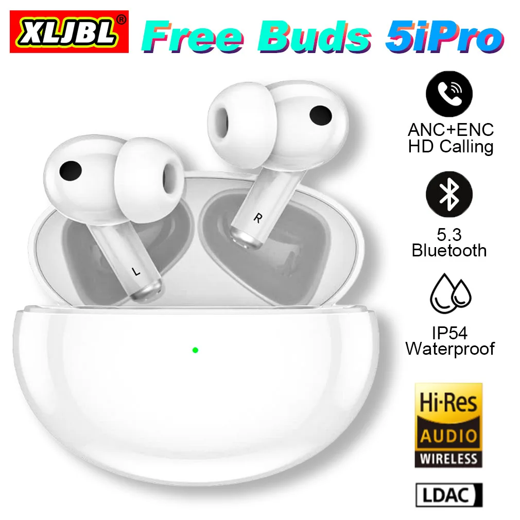 

Free Buds 5i Air Pro Ear Pods Wireless Headset Bluetooth Sports Earbuds ANC+ENC Noise Reduction Earphones for Huawei iphone